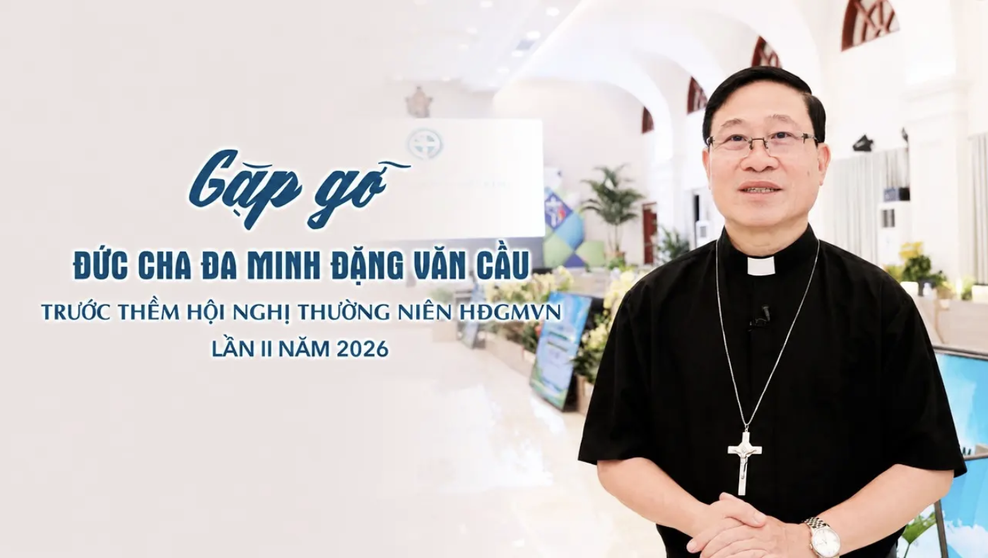 Gặp gỡ Đức cha Đa Minh Đặng Văn Cầu trước thềm Hội nghị Thường niên Hội đồng Giám mục Việt Nam kỳ II năm 2026